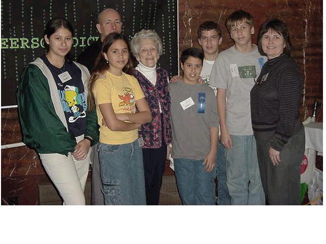 Jane Bedichek with Roy Bedichek Middle School Computer Club